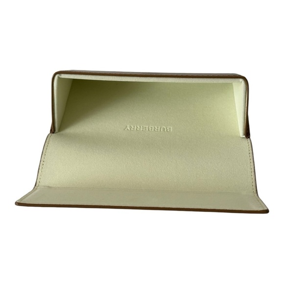 Burberry Leather Glasses Case With Cleaning Cloth - Picture 5 of 8